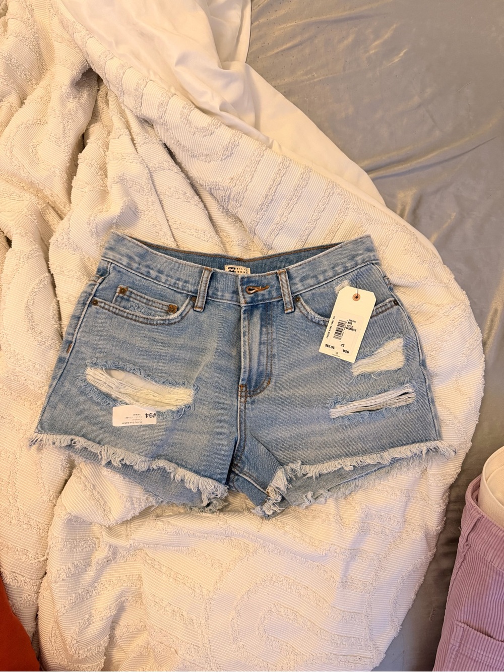 Billabong Distressed Denim Shorts - Women's Casual Summer Shorts